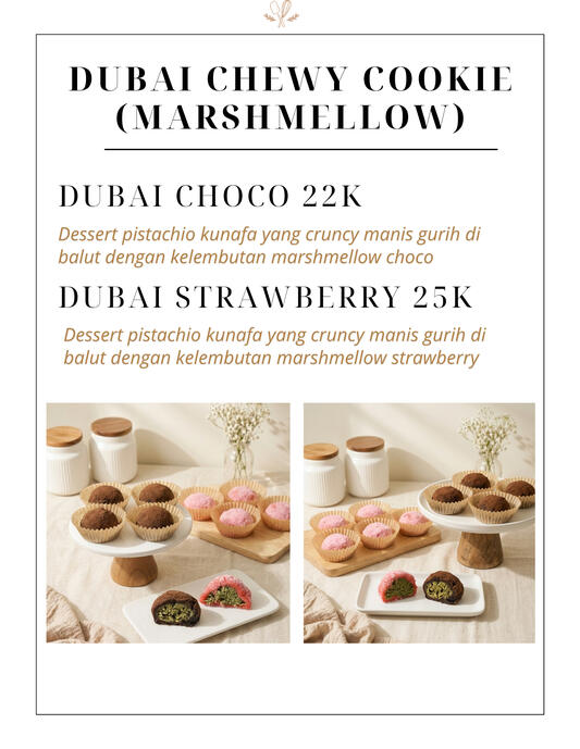 DUBAI CHEWY COOKIE