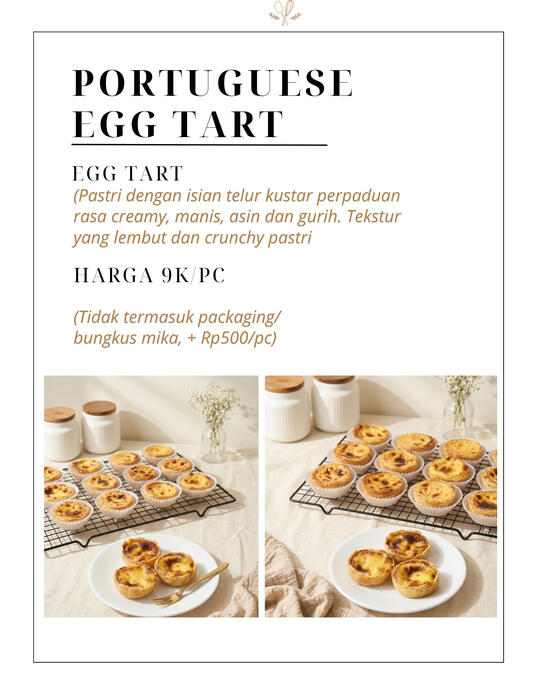 PORTUGUESE EGGTART