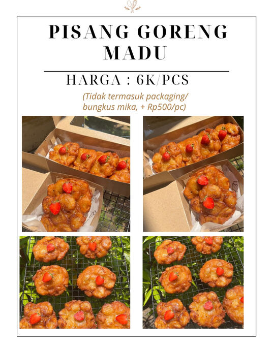 PISANG GORENG MADU