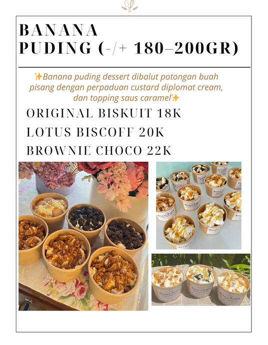 BANANA PUDING