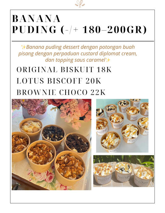 BANANA PUDING